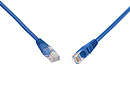 Patch kabel CAT5E UTP PVC 1m modrý non-snag-proof C5E-155BU-1MB - Solarix - Patch kabely
