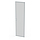 Dveře plechové s perforací LC-50, 45U, šířky 600, RAL7035, 1-bodový zámek - Solarix - Příslušenství