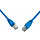 Patch kabel CAT5E SFTP PVC 3m modrý snag-proof C5E-315BU-3MB - Solarix - Patch kabely