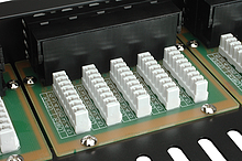 Produkt 19" ISDN panel Solarix 50 x RJ45 černý 1U SX50-ISDN-BK - Solarix - Patch panely