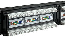 Produkt 19" patch panel Solarix 24 x RJ45 CAT6 UTP 350 MHz černý 1U SX24-6-UTP-BK - Solarix - Patch panely