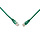 Patch kabel CAT5E UTP PVC 2m zelený non-snag-proof C5E-155GR-2MB - Solarix - Patch kabely