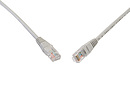 Patch kabel CAT5E UTP PVC 3m šedý non-snag-proof C5E-155GY-3MB - Solarix - Patch kabely