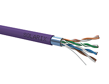 Instalační kabel Solarix CAT5E FTP LSOH D<sub>ca</sub>-s1,d2,a1 500m/cívka SXKD-5E-FTP-LSOH - Solarix - Kabely drát