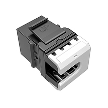 Produkt Rychlozařezávací keystone Solarix CAT6 UTP SXKJ-6-UTP-BK-NA Component Level a 4PPoE certifikace - Solarix - Keystony