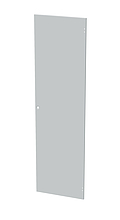 Dveře plechové pro LC-50, 42U, šířky 600, plné, RAL 7035, 1-bodový zámek - Solarix - Příslušenství