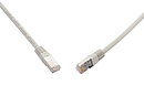 Patch kabel CAT6A SFTP LSOH 0,5m šedý non-snag-proof C6A-315GY-0,5MB - Solarix - Patch kabely