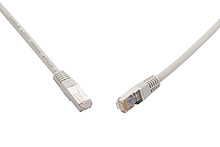 10G patch kabel CAT6A SFTP LSOH 0,5m šedý non-snag-proof C6A-315GY-0,5MB - Solarix - Patch kabely
