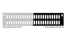 Produkt Čelo optické vany 2U pro 48p SC duplex BK, FP-2U-48SCD-B - Solarix - Optické vany a čela