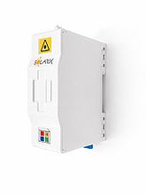Optický box na DIN lištu pro 4 vlákna SXOB-SC-DIN-4 - Solarix - Management vláken