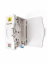 Produkt Optický box na DIN lištu pro 4 vlákna SXOB-SC-DIN-4 - Solarix - Management vláken