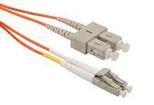 Patch kabel Solarix 50/125 LCupc/SCupc MM OM2 3m duplex  SXPC-LC/SC-UPC-OM2-3M-D - Solarix - Patch kabely