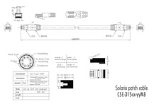 Produkt Patch kabel CAT5E SFTP PVC 5m žlutý snag-proof C5E-315YE-5MB - Solarix - Patch kabely