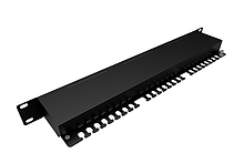 Produkt 19" patch panel Solarix 24 x RJ45 CAT5E STP 1U SX24-5E-STP-BK-N - Solarix - Patch panely