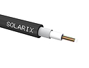 Univerzální kabel CLT Solarix 12vl 50/125 LSOH E<sub>ca</sub> OM4 černý SXKO-CLT-12-OM4-LSOH - Solarix - Kabel optický