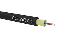 DROP1000 kabel Solarix 08vl 9/125 3,0mm LSOH E<sub>ca</sub> černý SXKO-DROP-8-OS-LSOH - Solarix - Kabel optický