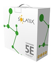 Produkt Instalační kabel Solarix CAT5E UTP PVC E<sub>ca</sub> 100m/box SXKD-5E-UTP-PVC - Solarix - Kabely drát