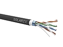 Instalační kabel Solarix CAT5E FTP PVC+PE F<sub>ca</sub> dvojitý plášť 305m/cívka SXKD-5E-FTP-PVC+PE - Solarix - Kabely drát