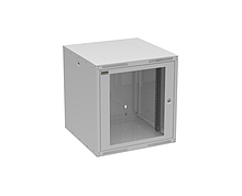 Rozvaděč nástěnný GrandN DUO 12U 600mm, dveře sklo, RAL 7035, GrandND-12U-66-11-G - Solarix - Nástěnné 19"