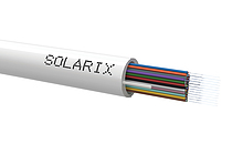 Riser kabel Solarix 24vl 9/125 LSOH E<sub>ca</sub> bílý SXKO-RISER-24-OS-LSOH-WH - Solarix - Kabel optický