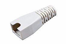 Ochrana RJ45 non-snag proof šedá S45NSP-GY pro kabely s celkovým průměrem do 5,5 mm - Solarix - Ochrany