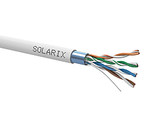 Instalační kabel Solarix CAT5E FTP PVC E<sub>ca</sub> 500m/cívka SXKD-5E-FTP-PVC - Solarix - Kabely drát