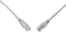 Patch kabel CAT6 UTP PVC 15m šedý non-snag-proof C6-155GY-15MB - Solarix - Patch kabely