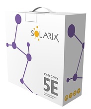 Produkt Instalační kabel Solarix CAT5E UTP LSOH  D<sub>ca</sub>-s1,d2,a1 350 MHz 100m/box SXKD-5E-UTP-LSOH - Solarix - Kabely drát