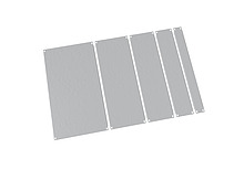 Produkt Zaslepovací panel 19" 1U RAL 7035, ZP-01-G - Solarix - 19" příslušenství