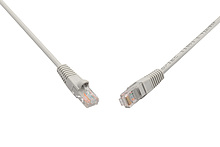 Patch kabel CAT5E UTP PVC 10m šedý, snag-proof, C5E-114GY-10MB - Solarix - Patch kabely