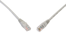 Patch kabel CAT6 UTP PVC 5m šedý non-snag-proof C6-155GY-5MB - Solarix - Patch kabely