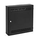 Rozvaděč SOHO LC-18 s lištami 2U, 4U a 11U, 550x550x150mm černá RAL9005 - Solarix - Nástěnné 19"