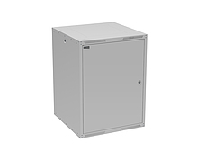 Rozvaděč nástěnný GrandN DUO 16U 600mm, dveře plech, RAL 7035, GrandND-16U-66-21-G - Solarix - Nástěnné 19"