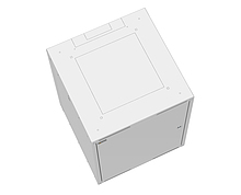 Produkt Rozvaděč nástěnný GrandN DUO 16U 600mm, dveře plech, RAL 7035, GrandND-16U-66-21-G - Solarix - Nástěnné 19"