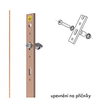 Produkt Uzemňovací lišta Cu 5X20 45U se závitem M6 - Solarix - Příslušenství