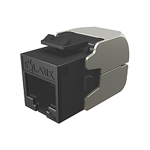 Produkt Samořezný keystone Solarix CAT6A UTP SXKJ-10G-UTP-RAL-SA, RAL FIT moduly, CROSSTALK PROTECT, Component Level a 4PPoE certifikace - Solarix - Keystony