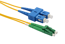 Patch kabel 9/125 LCapc/SCupc SM OS 5m duplex SXPC-LC/SC-APC/UPC-OS-5M-D - Solarix - Patch kabely