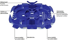 Produkt Optická kazeta pro 24 svárů SXOK-24 - Solarix - Management vláken