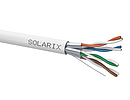 Instalační kabel Solarix CAT6A STP LSOH D<sub>ca</sub>-s1,d2,a1 650 MHz 500m/cívka SXKD-6A-STP-LSOH - Solarix - Kabely drát