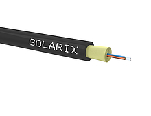 DROP1000 kabel Solarix 04vl 9/125 3,0mm LSOH E<sub>ca</sub>  černý 1000m SXKO-DROP-4-OS-LSOH - Solarix - Kabel optický