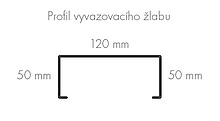 Produkt Vertikální vyvazovací žlab 45U kovový pozink 120x50mm, VVZ-KOV-45 - Solarix - Příslušenství