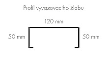 Produkt Vertikální vyvazovací žlab 45U kovový pozink 120x50mm, VVZ-KOV-45 - Solarix - Příslušenství