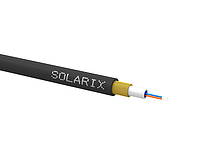 Zafukovací kabel MINI Solarix 02vl 9/125 HDPE Fca černý SXKO-MINI-2-OS-HDPE - Solarix - Kabel optický