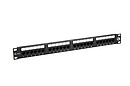 19" patch panel Solarix 24 x RJ45 CAT5E UTP 150 MHz černý 1U SX24-5E-UTP-BK - Solarix - Patch panely