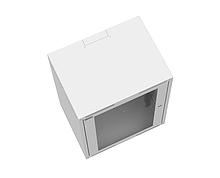 Produkt Rozvaděč nástěnný GrandN 9U 450mm, dveře sklo, RAL 7035, GrandN-9U-645-11-G - Solarix - Nástěnné 19"