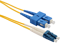 Patch kabel 9/125 LCupc/SCupc SM OS 1m duplex SXPC-LC/SC-UPC-OS-1M-D - Solarix - Patch kabely