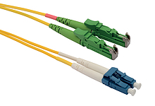Patch kabel 9/125 E2000apc/LCupc SM OS 3m duplex SXPC-E2000/LC-APC/UPC-OS-3M-D - Solarix - Patch kabely