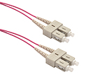 Patch kabel 50/125 SCupc/SCupc MM OM4 1m duplex SXPC-SC/SC-UPC-OM4-1M-D - Solarix - Patch kabely