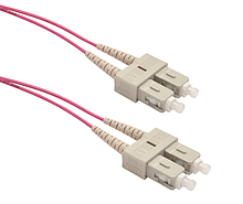 Patch kabel 50/125 SCupc/SCupc MM OM4 1m duplex SXPC-SC/SC-UPC-OM4-1M-D - Solarix - Patch kabely