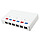 Víceportový box Solarix CAT5E UTP 6 x RJ45 bílý SX6-5E-UTP-WH - Solarix - Zásuvky